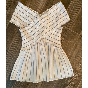 Off the shoulder blouse